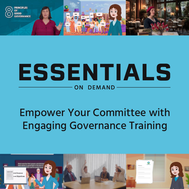 Essnetials on Demand - Governance Training