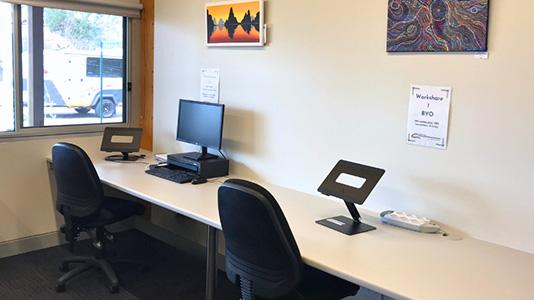 Workshare desk Ravensthorpe CRC