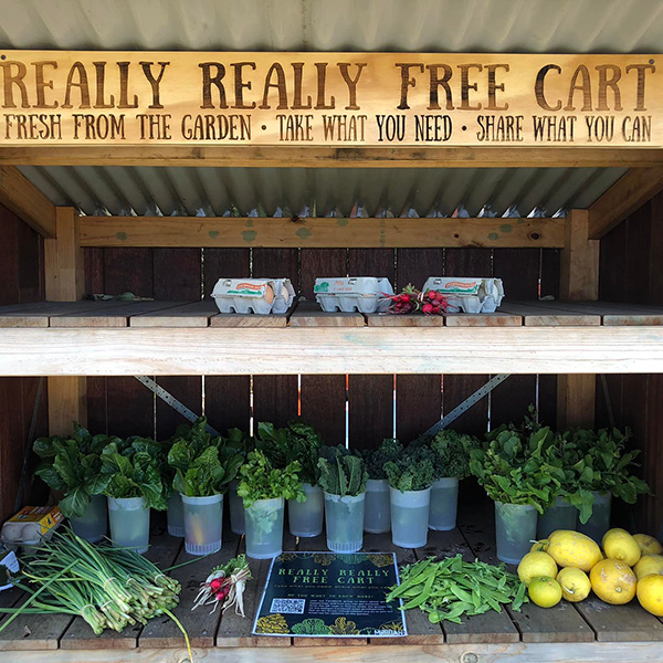 Milligan Community Garden free cart