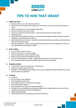Tips to Win That Grant